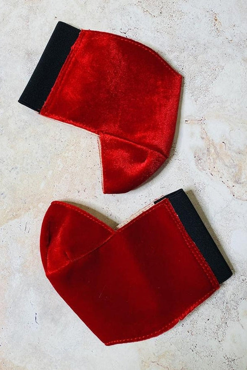 Hella Heels Classique Velvet Shoe Protector - Bad Blood-Hella Heels-Pole Junkie