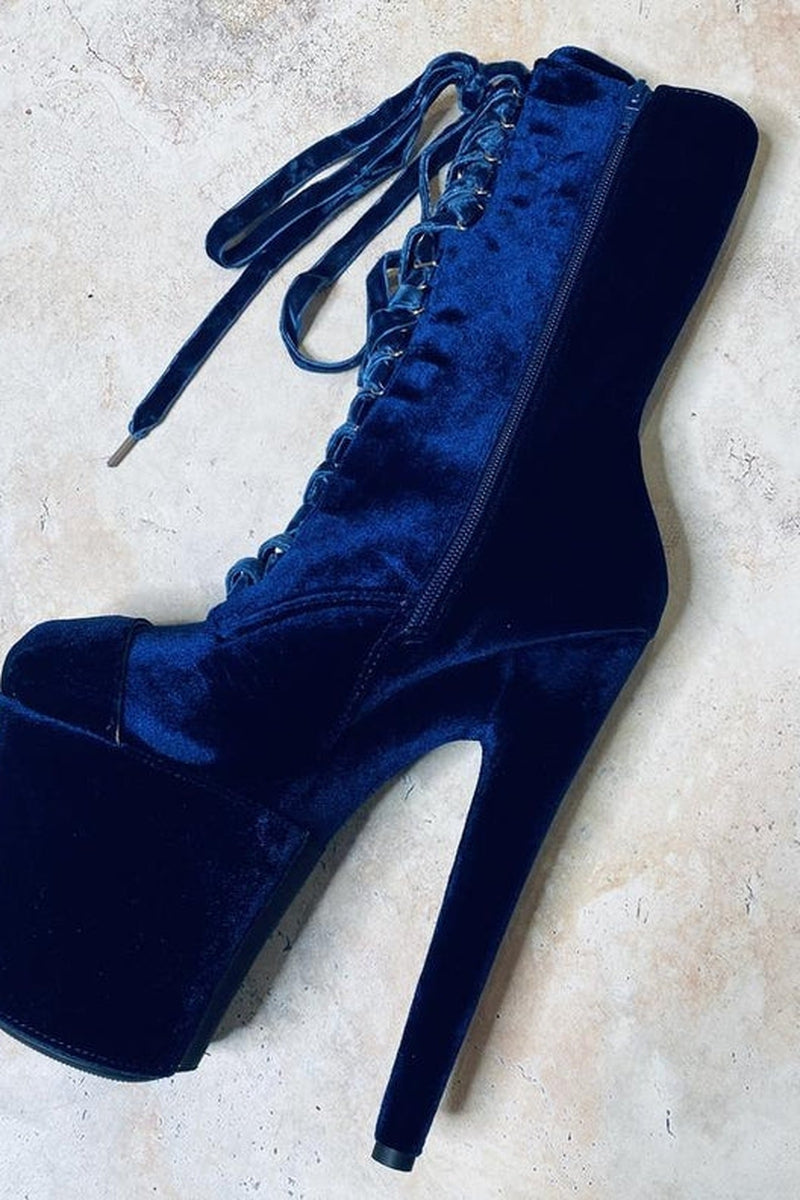 Hella Heels Classique Velvet Shoe Protector - Old Money-Hella Heels-Pole Junkie