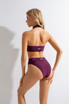 Shark Polewear Tanna Top - Plum-Shark Polewear-Pole Junkie