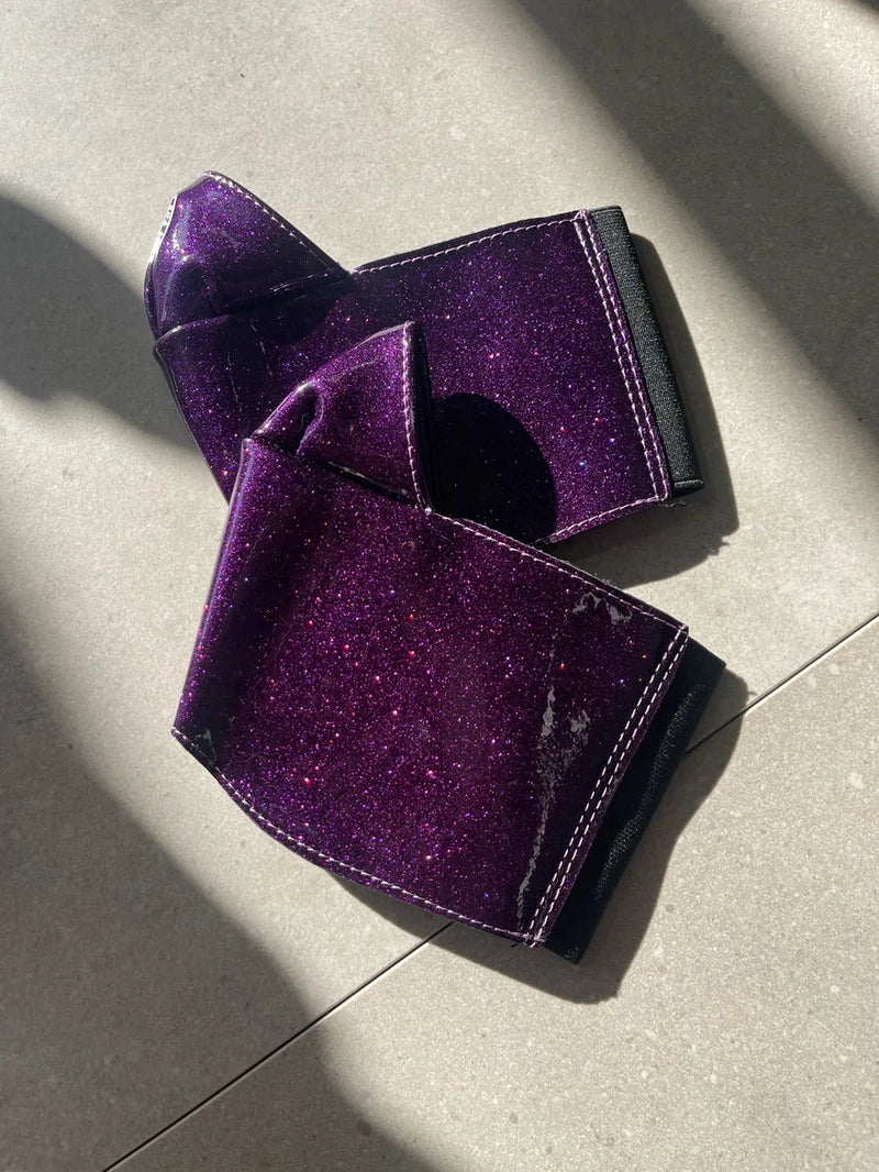 Hella Heels Classique Shoe Protector - Purple Rain Glitterati-Hella Heels-Pole Junkie