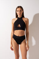 Shark Polewear Tanna Top - Black-Shark Polewear-Pole Junkie