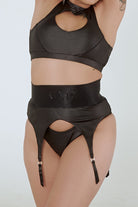 CXIX Snatched Garter Bottoms - Black-Creatures of XIX-Pole Junkie
