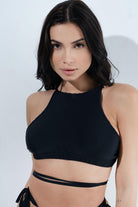 RAD Tie Me Up Halter Top - Black-RAD-Pole Junkie