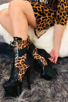 Hella Heels EmpireKicks 7inch Boots - Black-Hella Heels-Pole Junkie