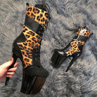 Hella Heels EmpireKicks 8inch Boots - Black-Hella Heels-Pole Junkie