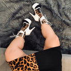 Hella Heels EmpireKicks 7inch Boots - White-Hella Heels-Pole Junkie