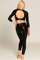 Paradise Chick Superhero Series Ultra Grip Leggings - Black Leopard-Paradise Chick-Pole Junkie