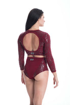 Paradise Chick Superhero Ultra Grip Shorts - Cherry Leopard-Paradise Chick-Pole Junkie