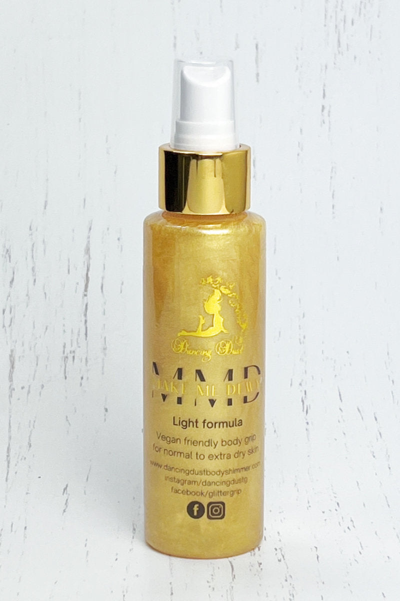 Dancing Dust Make Me Dewy Light - Gold (100ml)-Dancing Dust-Pole Junkie