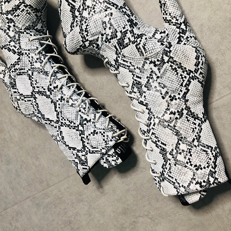 Hella Heels Mamba Boots - 7inch-Hella Heels-Pole Junkie