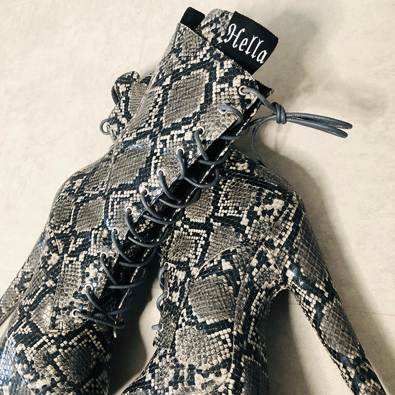 Hella Heels Maneater Boots - 7inch-Hella Heels-Pole Junkie