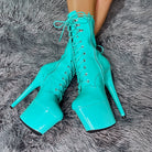Hella Heels LipKit 8inch Boots - Minted-Hella Heels-Pole Junkie