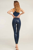 Paradise Chick Superhero Series Sticky High Waist Leggings - Denim Leopard-Paradise Chick-Pole Junkie