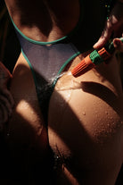 Rolling Vertigo Bodysuit - Rainbow Sequin-Rolling-Pole Junkie