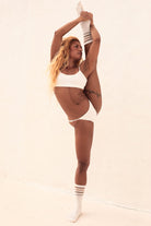 Rolling KI Cheeky Bottoms - Ribbed Off-White-Rolling-Pole Junkie