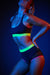 Rolling Alpha High Waisted Hot Pants - Neon-Rolling-Pole Junkie