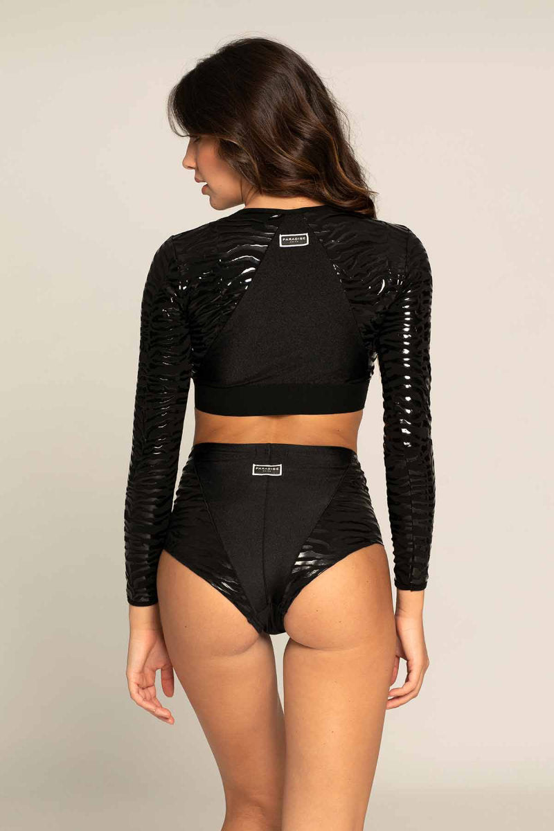 Paradise Chick Superhero Sticky Shorts - Zebra-Paradise Chick-Pole Junkie