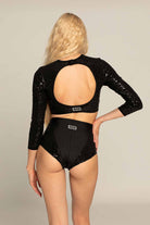 Paradise Chick Superhero Ultra Grip Shorts - Black Leopard-Paradise Chick-Pole Junkie