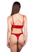 Naughty Thoughts Sinner Vinyl Thong Bottoms - Red-Naughty Thoughts-Pole Junkie