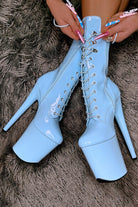 Hella Heels LipKit 8inch Boots - Sky High-Hella Heels-Pole Junkie