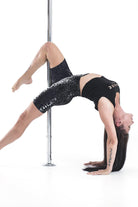 Paradise Chick Superhero Ultra Grip Biker Shorts - Black Leopard-Paradise Chick-Pole Junkie