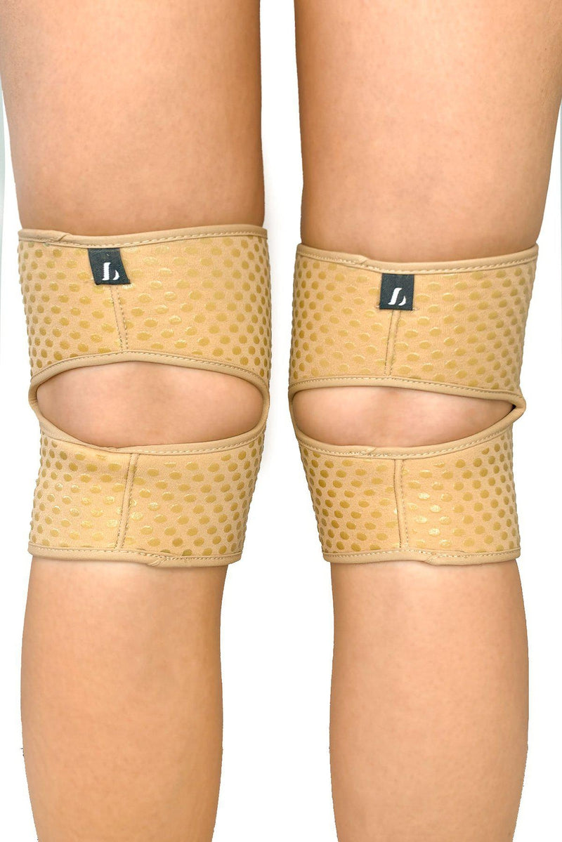 Lunalae Sticky Silicone Kneepads - Sand-Lunalae-Pole Junkie