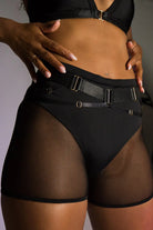 Tatiana Activewear Hips Don't Lie Shorts - Black-Tatiana Activewear-Pole Junkie