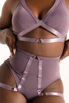 Tatiana Activewear Tokio Shorts - Mauve-Tatiana Activewear-Pole Junkie