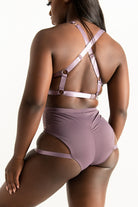 Tatiana Activewear Tokio Shorts - Mauve-Tatiana Activewear-Pole Junkie