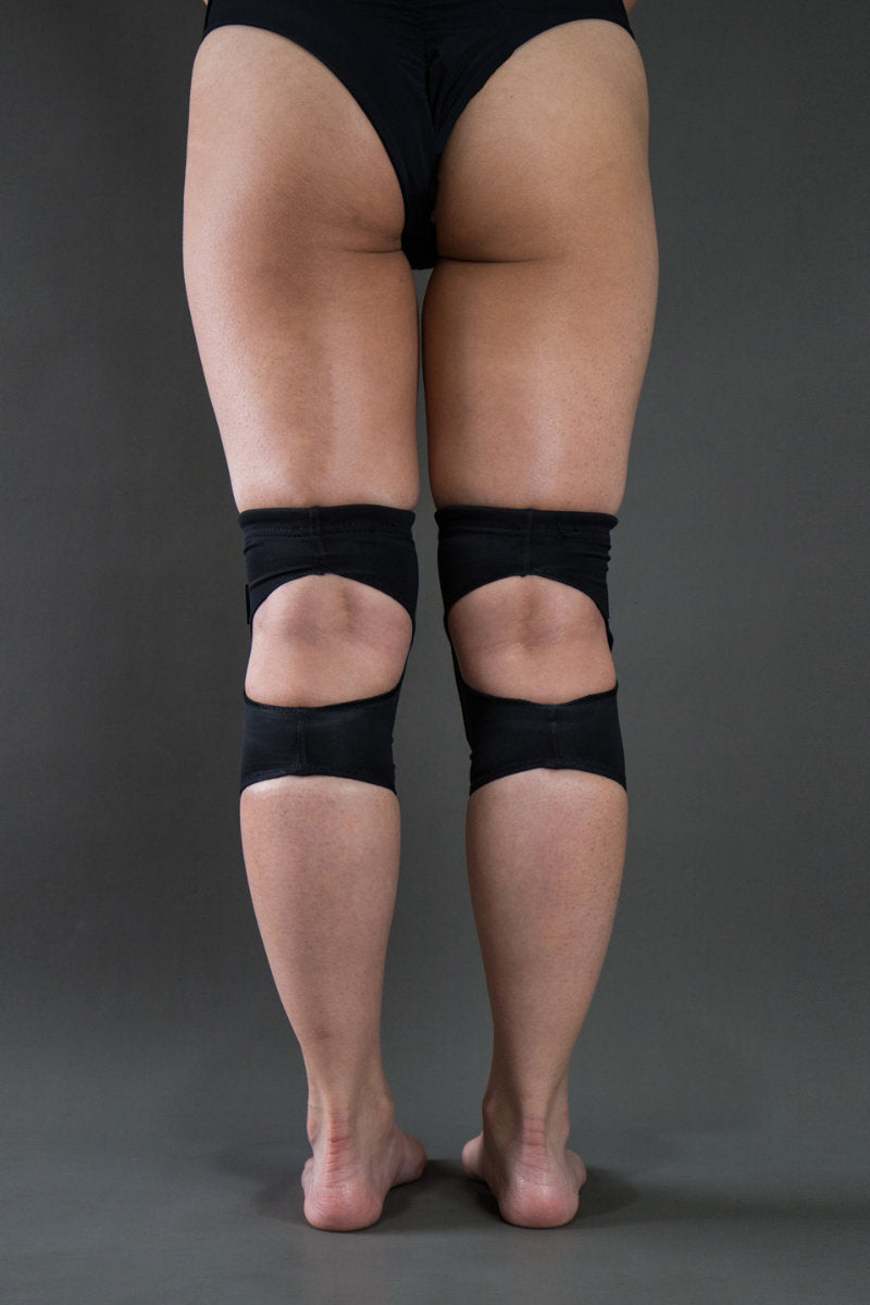 Tatiana Active Ultimate Kneepads - Black-Tatiana Activewear-Pole Junkie