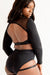 Tatiana Activewear Esme Top - Black-Tatiana Activewear-Pole Junkie