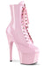 Pleaser USA Adore-1020 7inch Pleaser Boots - Patent Baby Pink-Pleaser USA-Pole Junkie
