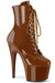 Pleaser USA Adore-1020 7inch Pleaser Boots - Patent Caramel-Pleaser USA-Pole Junkie