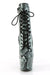 Pleaser USA Adore-1020SPWR 7inch Pleaser Boots - Mint Snake-Pleaser USA-Pole Junkie