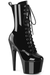 Pleaser USA Adore-1049WR 7inch Pleaser Boots - Patent Black-Pleaser USA-Pole Junkie
