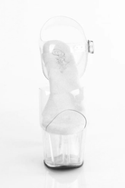 Pleaser USA Adore-708HT 7inch Pleasers - Holographic Clear-Pleaser USA-Pole Junkie