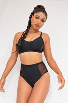 Lunalae Bellani High Waisted Bottoms - Recycled Black-Lunalae-Pole Junkie