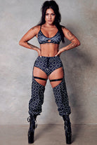 CXIX 119 Bralette - Black Print-Creatures of XIX-Pole Junkie