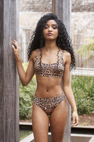 Lunalae Ciara Eco Bottoms - Brown Leopard-Lunalae-Pole Junkie