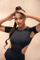 Lunalae Camlie Bodysuit - Recycled Black-Lunalae-Pole Junkie