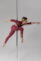 Paradise Chick Superhero Series Sticky Crop Top - Cherry Leopard-Paradise Chick-Pole Junkie