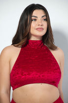 RAD Eve Top - Velvet Red-RAD-Pole Junkie