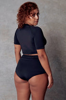 CXIX 119 Statement Crop Tee - Black-Creatures of XIX-Pole Junkie