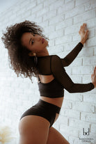 Bandurska Cynthia Sleeves - Mesh Black-Bandurska-Pole Junkie