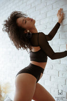 Bandurska Cynthia Sleeves - Mesh Black-Bandurska-Pole Junkie