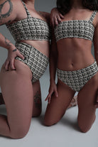 Rolling Cinque Tweed High Waist Shorts - Tweed-Rolling-Pole Junkie