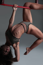 Rolling Vento Glam Reversible Bottoms - Black Lurex / Beige-Rolling-Pole Junkie