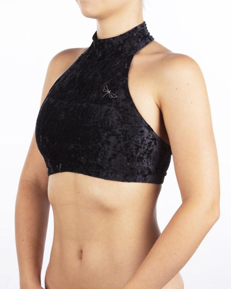 Dragonfly Lisette Top - Velvet Black-Dragonfly-Pole Junkie