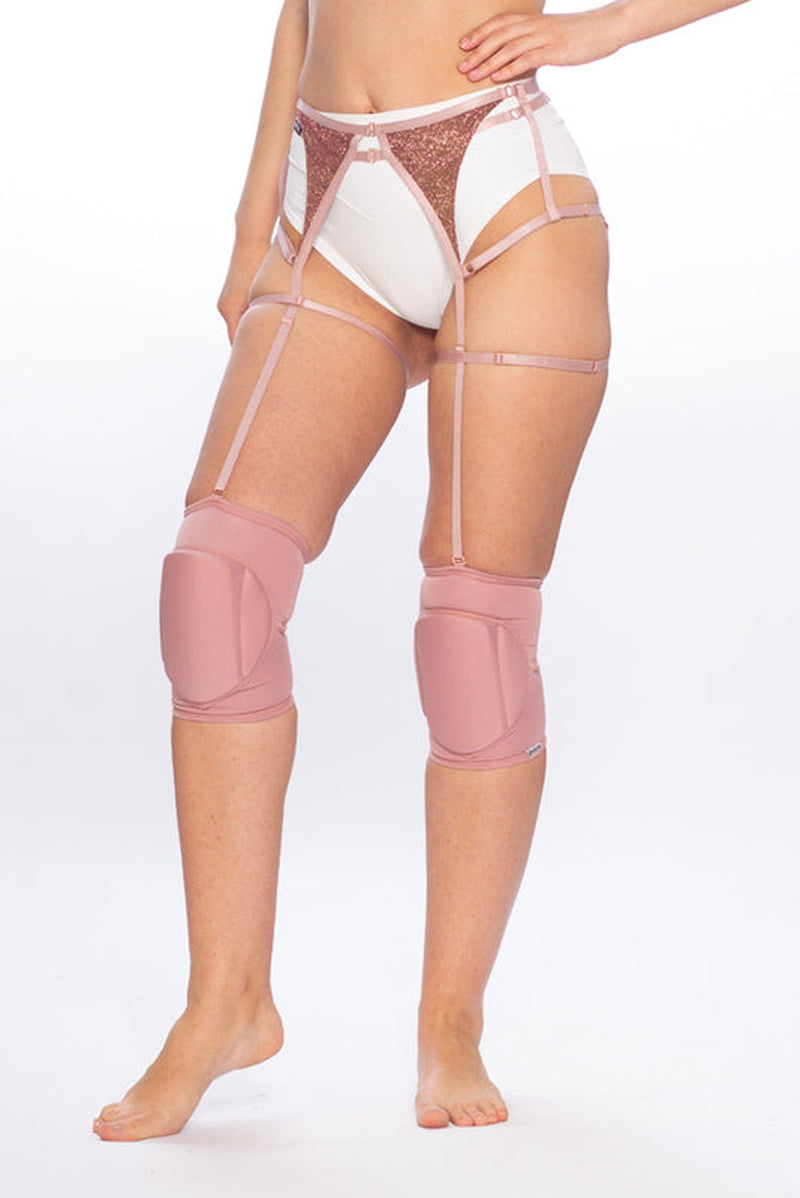 Queen Kneepads - Dusty Rose-Queen Accessories-Pole Junkie