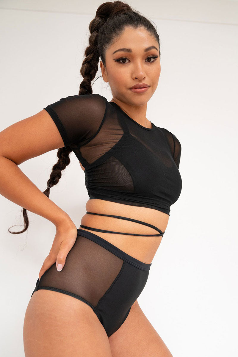 Lunalae Ember Top - Recycled Black-Lunalae-Pole Junkie